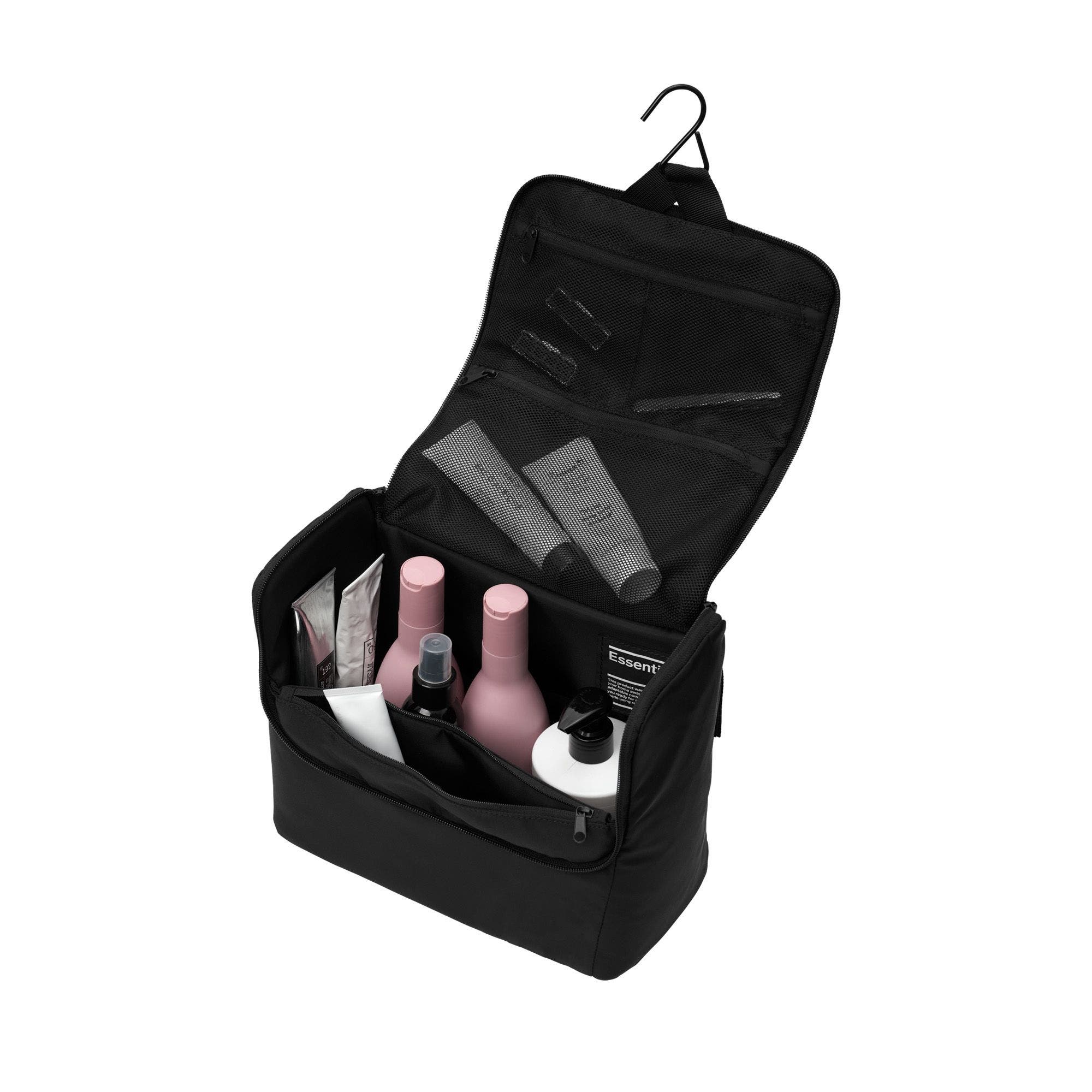 D_b_ Essential Wash Bag, Alternate, color, Black Out