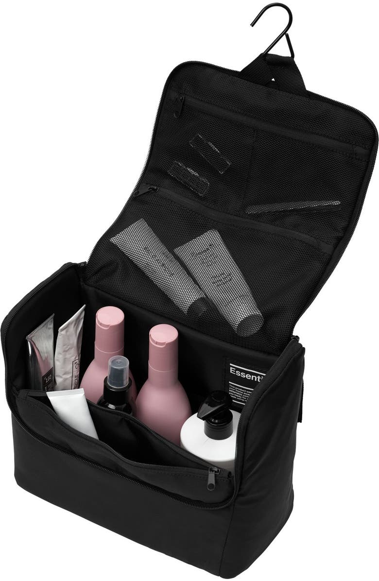D_b_ Essential Wash Bag, Alternate, color, Black Out