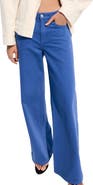 MANGO Low Rise Wide Leg Jeans