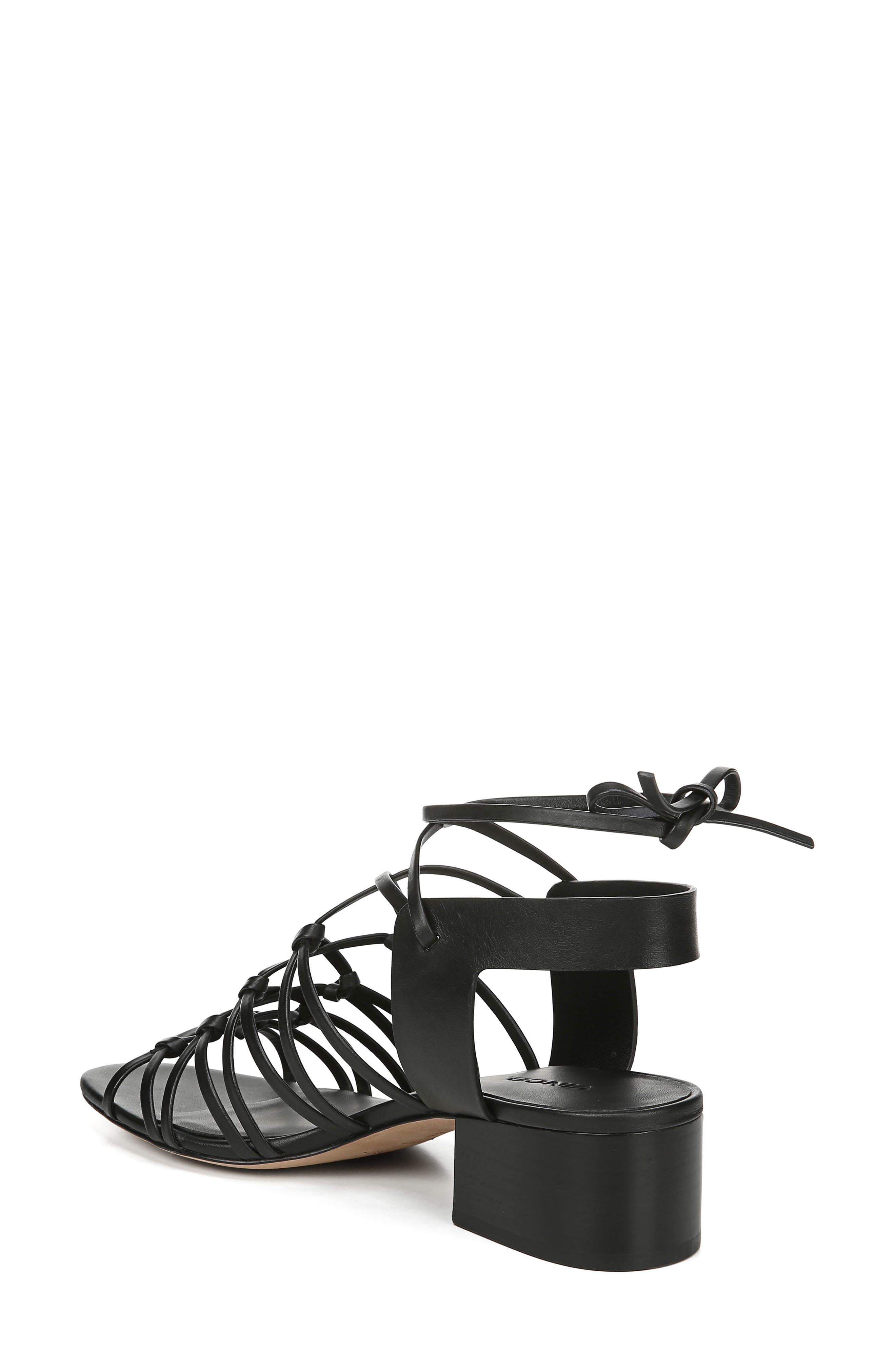Beautmont Lace-Up Sandal, Alternate, color, BLACK
