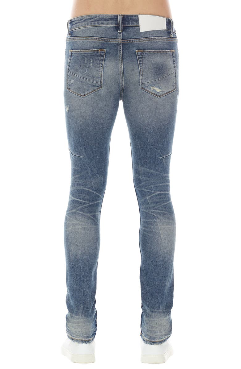 HVMAN Strat Ripped Super Skinny Jeans, Alternate, color, Tuscany