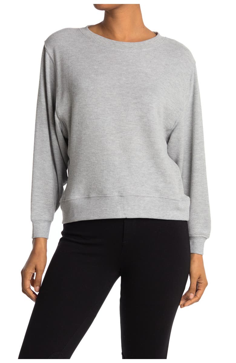 Workshop Long Sleeve Brushed Jersey Crewneck, Main, color, 