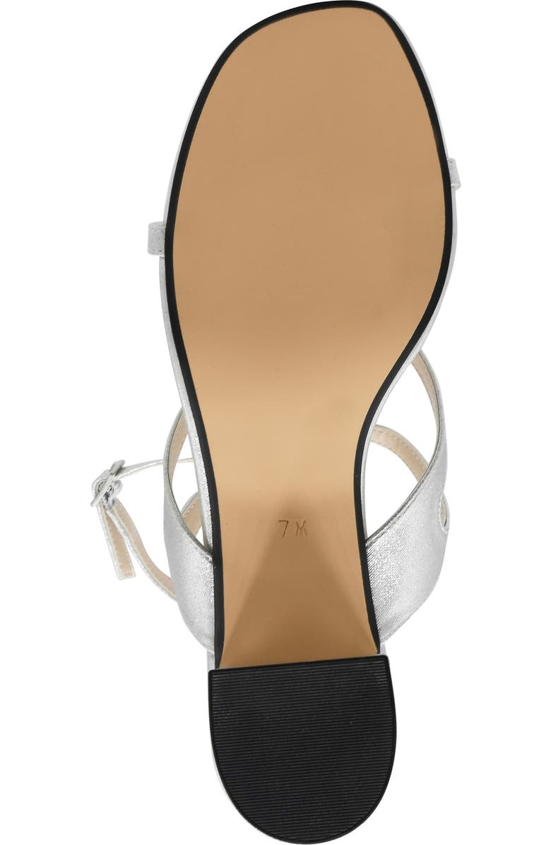 Touch Ups Cora Ankle Strap Sandal - Wide Width Available, Alternate, color, Silver