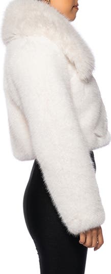 Crop Faux Fur Jacket