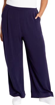City Chic Brigitta Pull-On Wide Leg Pants