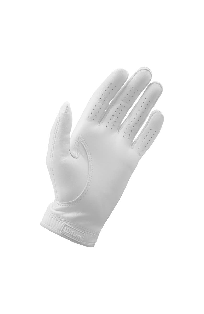 WILSON Staff Conform Womens Golf Glove, Alternate, color, White