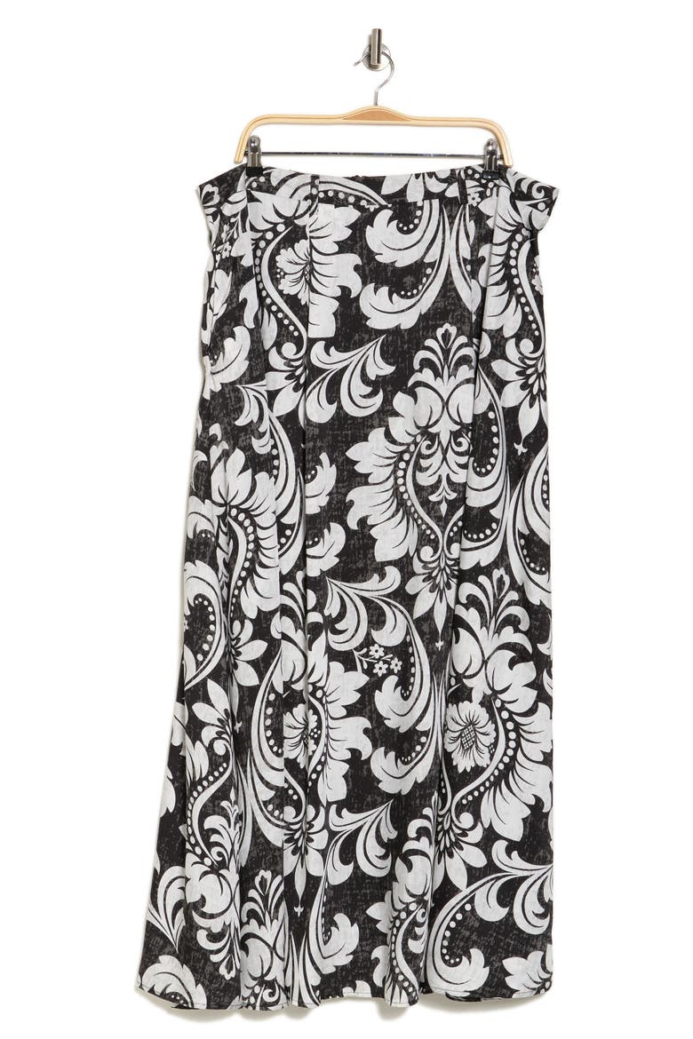 Bloom Printed Maxi Skirt, Alternate, color, HAITI FLORAL