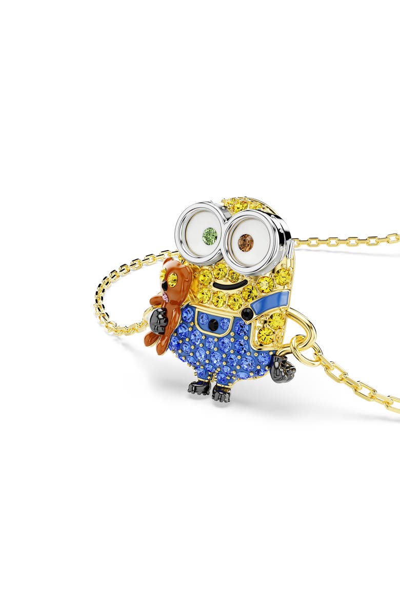 Swarovski Minions<sup>®</sup> Bob Crystal Chain Bracelet, Alternate, color, Gold/ Multi