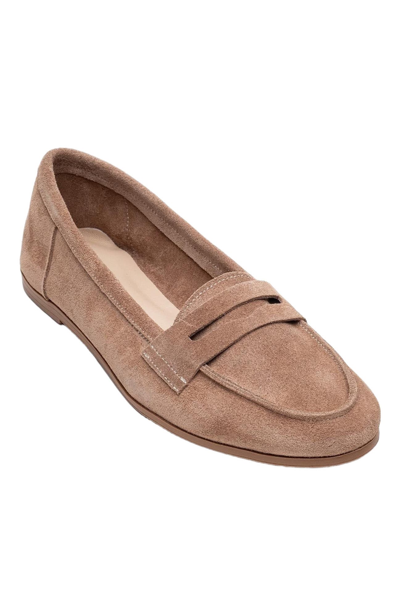  Light Brown Suede Leather