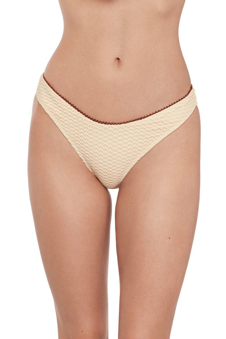 Scoop Front Hipster Bikini Bottoms, Main, color, PEARL