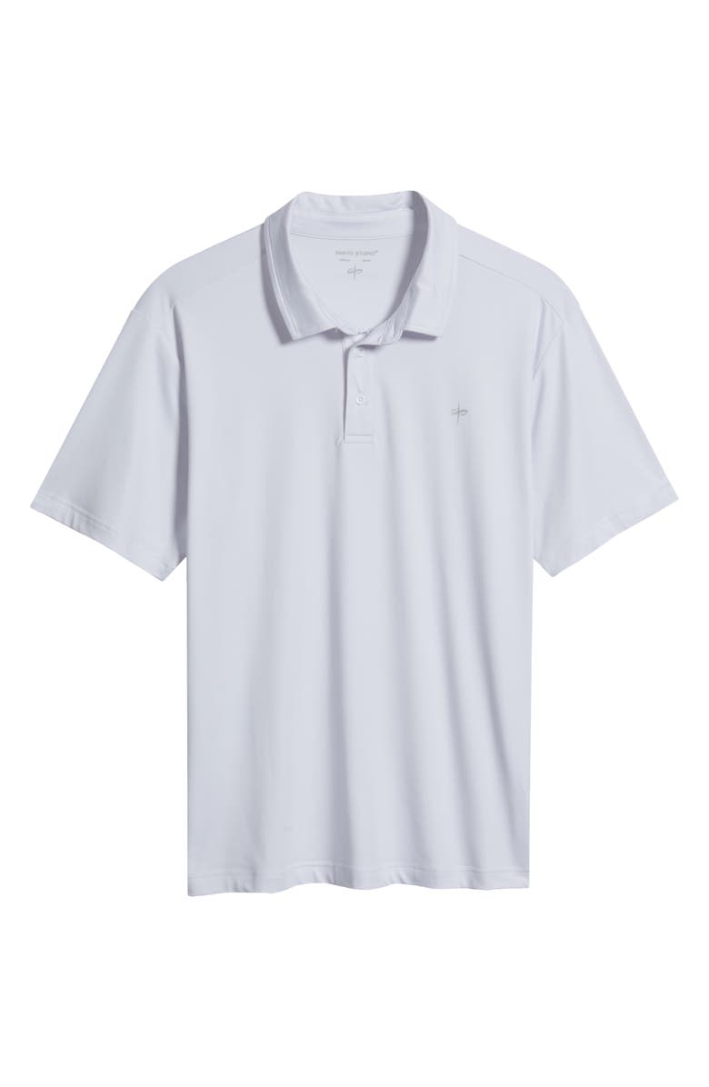 SANTO STUDIO Tempo Tech Polo, Alternate, color, White