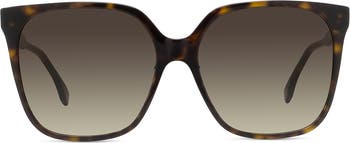 The Fendi Fine 59mm Geometric Sunglasses