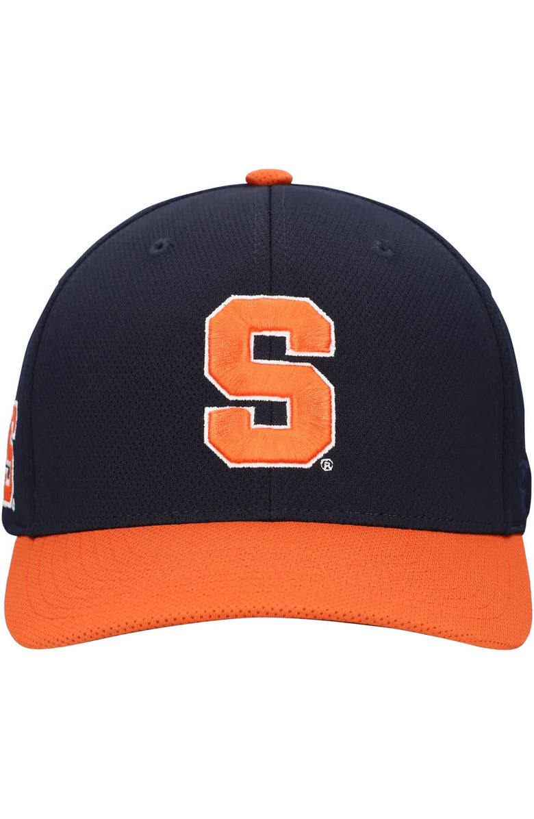 TOP OF THE WORLD Men's Top of the World Navy Syracuse Orange Reflex Two-Tone Flex Hat, Alternate, color, Navy