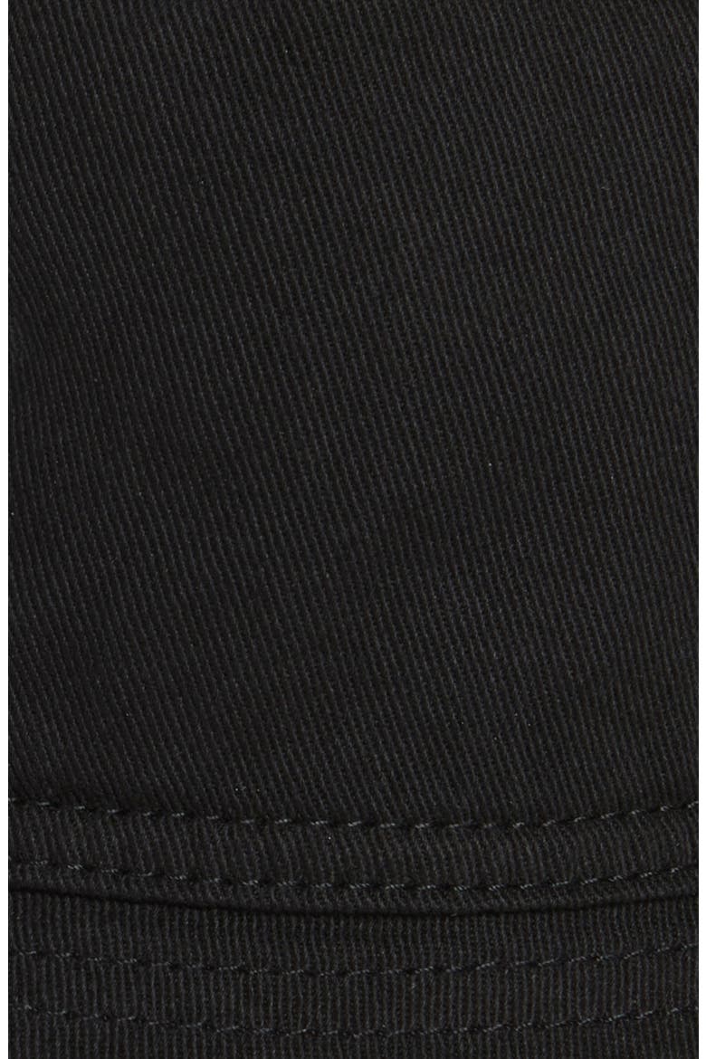 Drewe Cotton Twill Bucket Hat, Alternate, color, BLACK RINSED