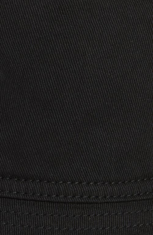Carhartt Work In Progress Drewe Cotton Twill Bucket Hat In Black Rinsed