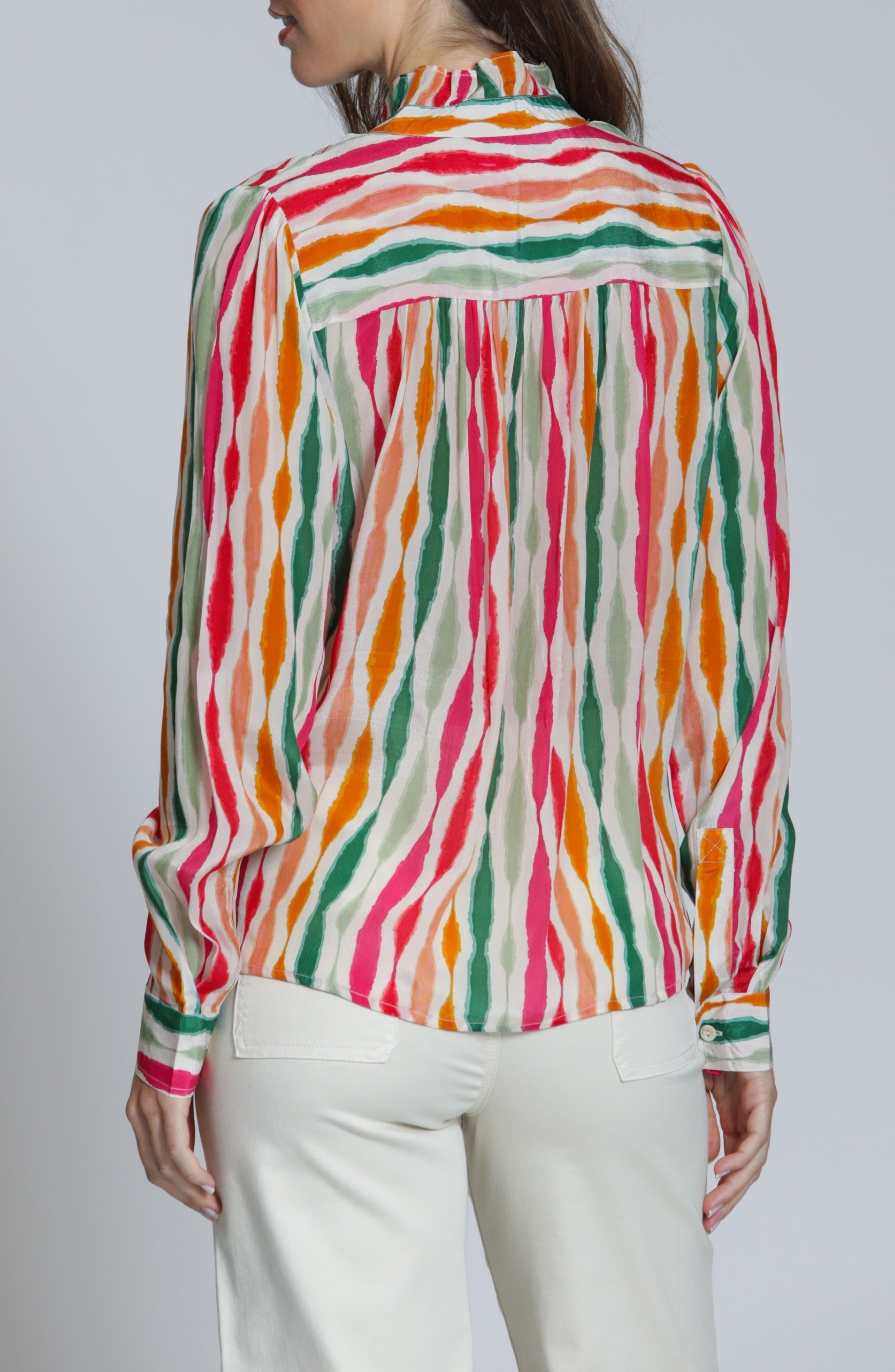 Ruffle Placket Top - image 2