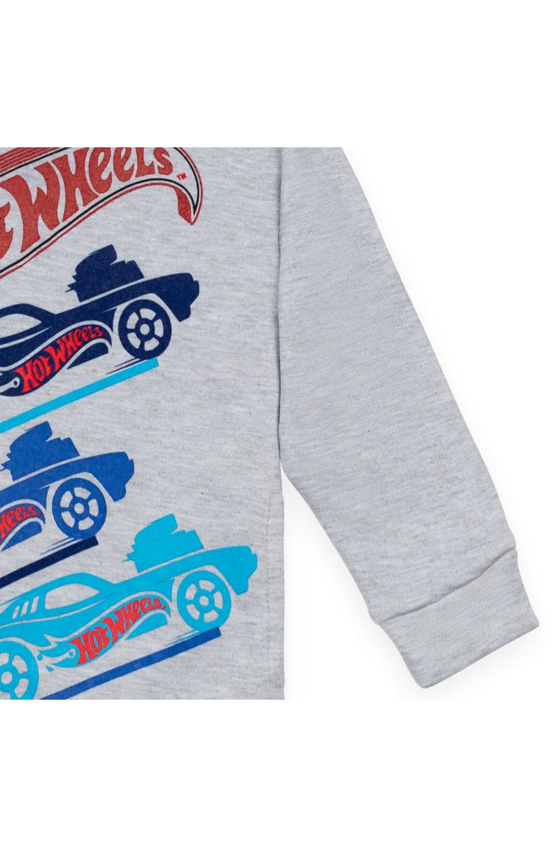 Hot Wheels Pullover Hoodie, Alternate, color, Heather Grey