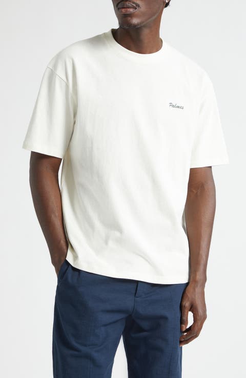 Pigment Dyed Cotton Logo T-Shirt