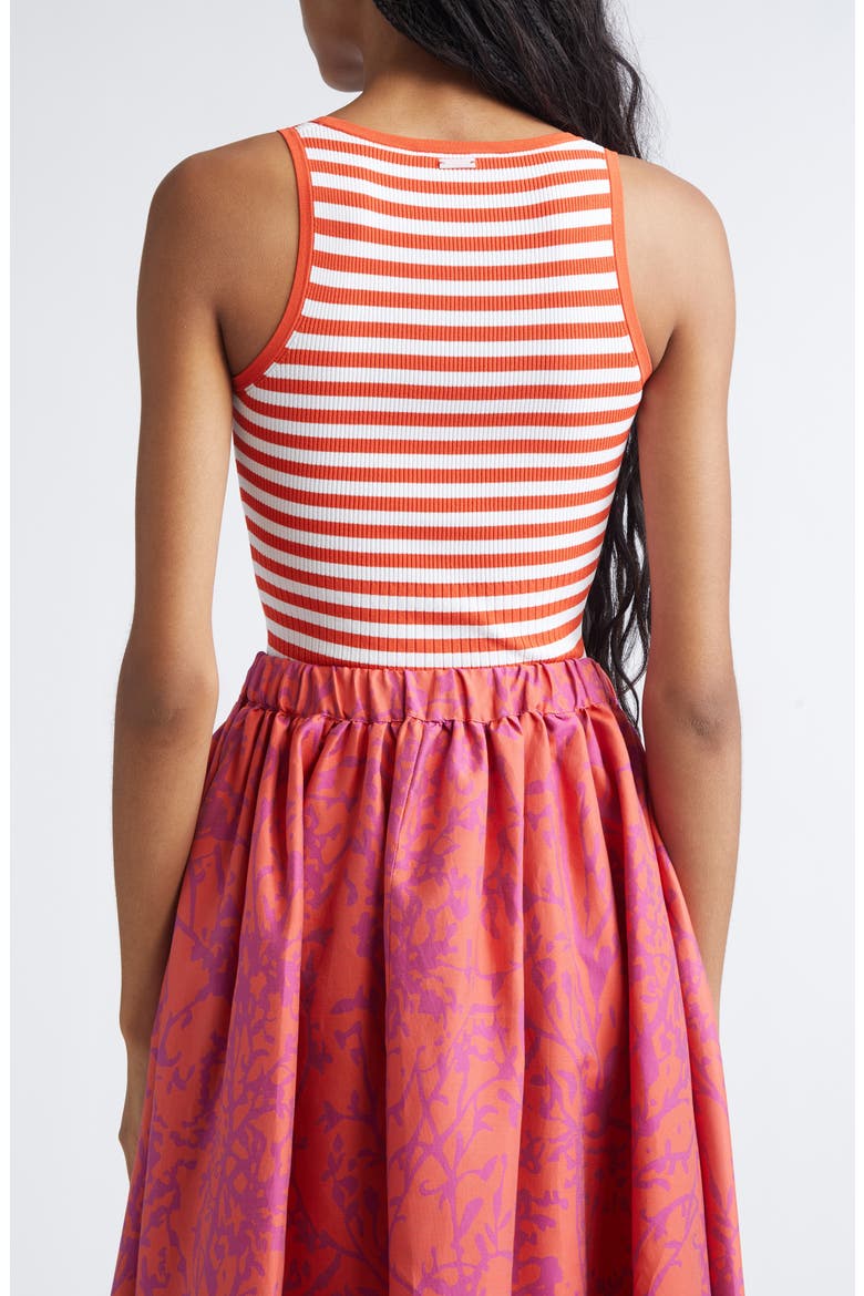 Ghiro Variegated Rib Tank, Alternate, color, CORAL