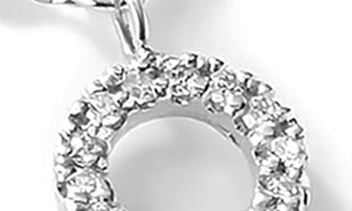 LANA LANA OPEN CIRCLE DIAMOND PENDANT NECKLACE 