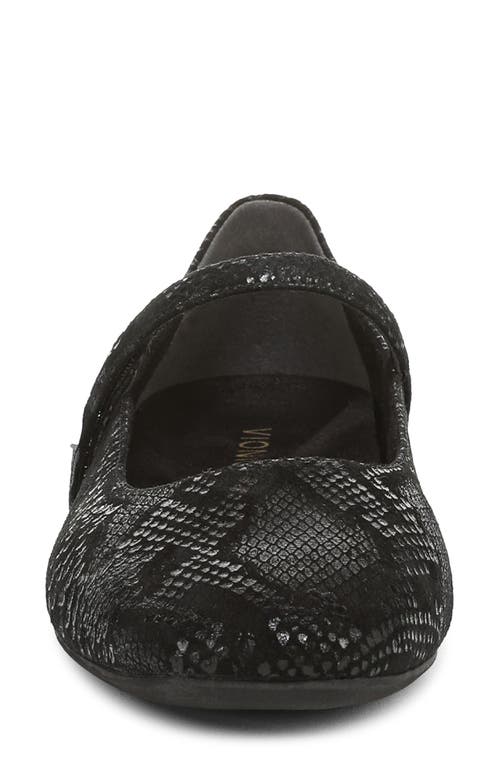 Vionic Alameda Mary Jane Flat In Black