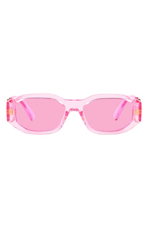 Kids' 48mm Small Rectangle Sunglasses