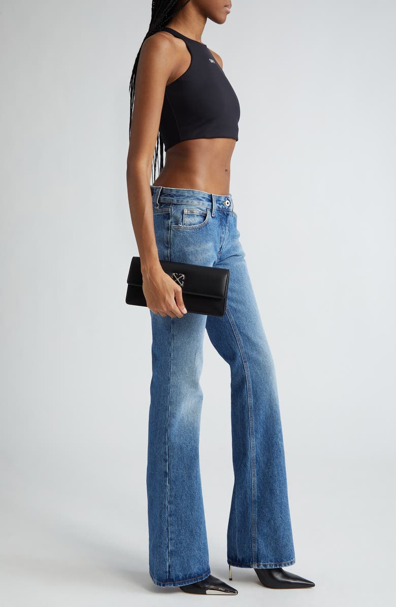 Off-White Jitney 1.0 Leather Shoulder Bag, Alternate, color,