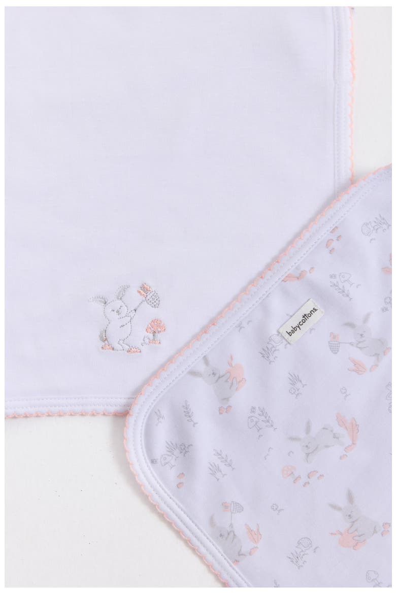 Bunny Foot Babies Set X2, Alternate, color, Pink
