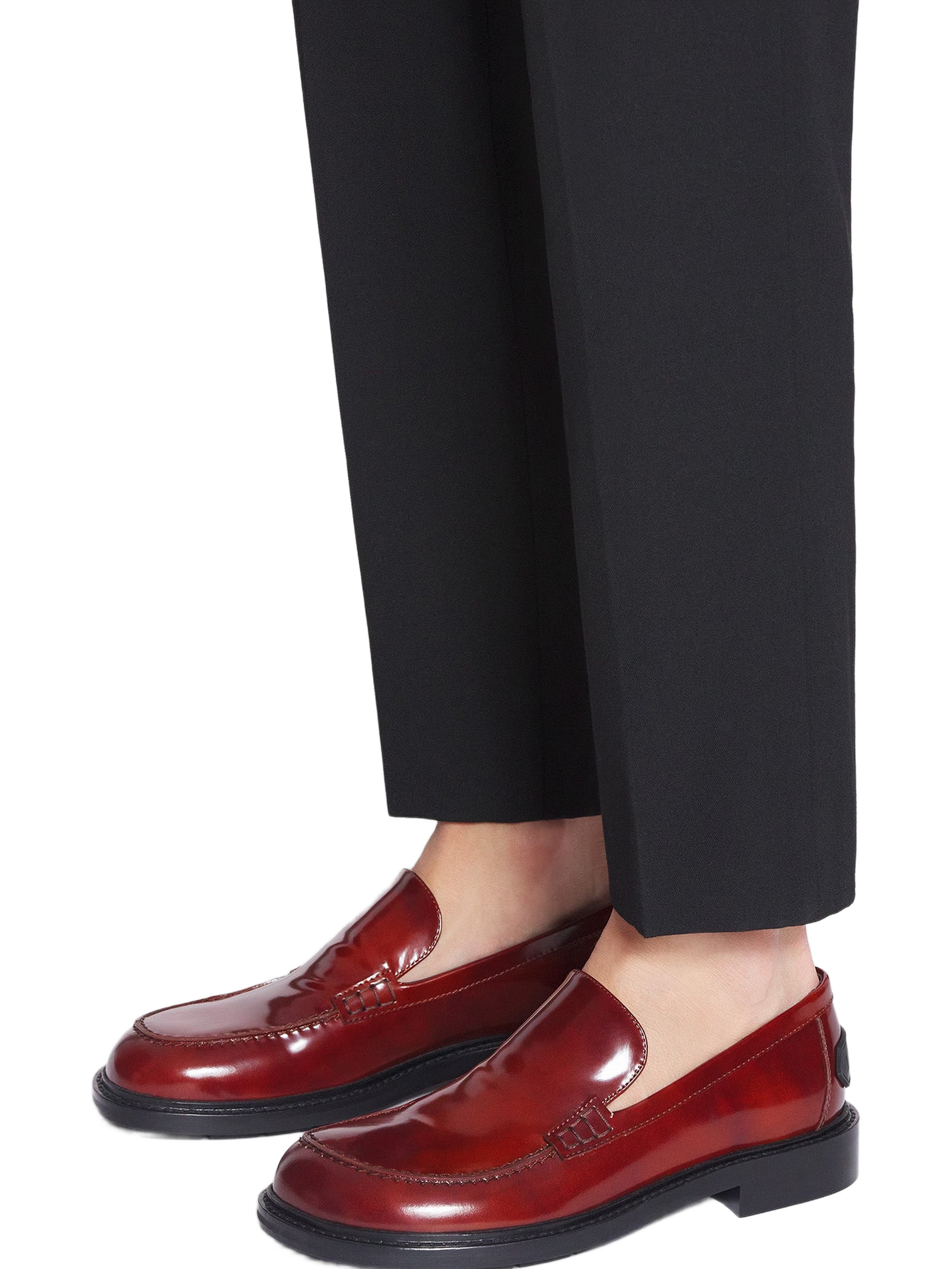 Lanvin Spinto Loafers In Smooth Leather, Alternate, color, 