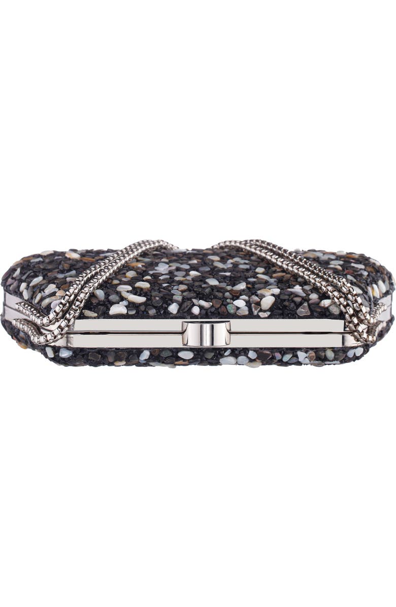 Nina Cheer Embellished Clutch, Alternate, color, Black Multi