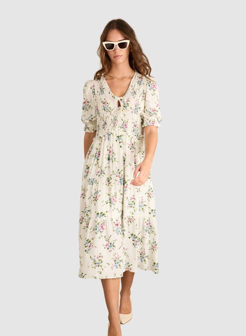 Melania smock Midi dress