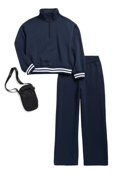 Kids' Varsity Pullover, Sweatpants & Crossbody Bag (Big Kid)