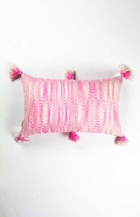 Antigua Naturally Dyed Solid Handwoven Cotton Throw Pillow