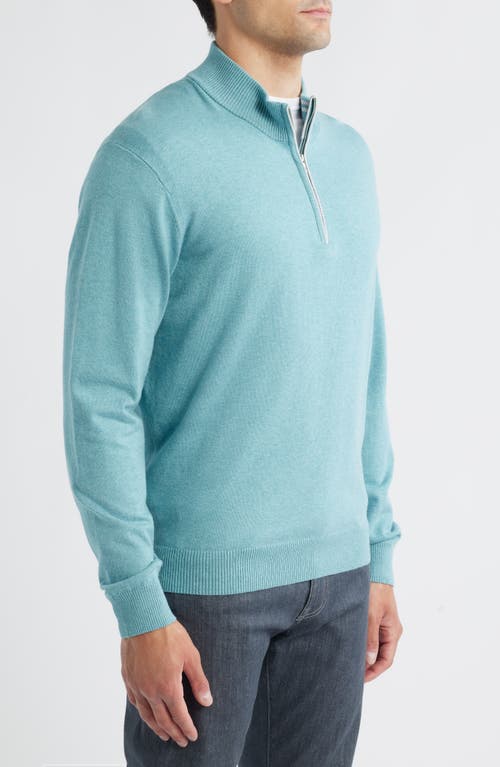 Johnnie-o Desmond Half Zip Sweater In Multi