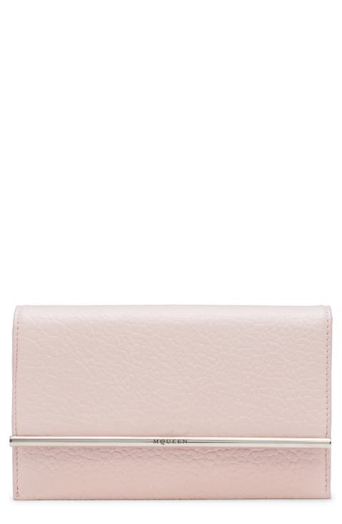 Mini T-Bar Leather Clutch
