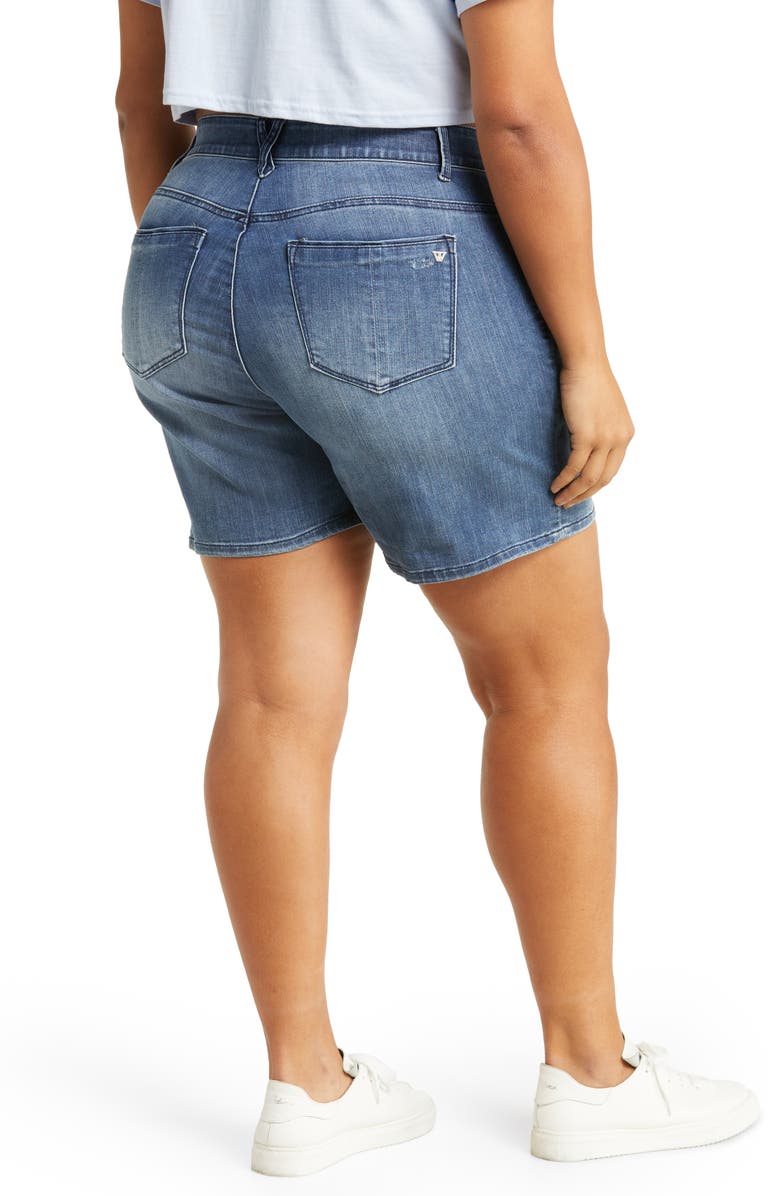 Wit & Wisdom 'Ab'Solution High Waist Denim Shorts, Alternate, color,