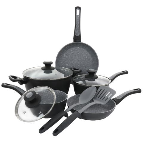 10 Piece Non-Stick Aluminum Cookware Set