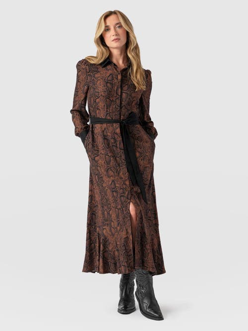 Saint And Sofia Saint + Sofia Jacqueline Shirt Dress