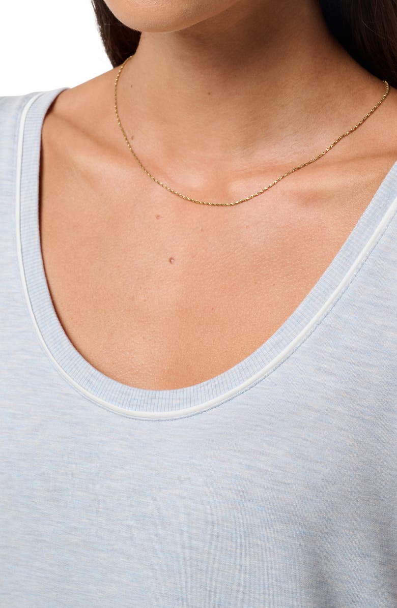 TravisMathew Cloud Terry Varsity Tank, Alternate, color, Heather Ashley Blue