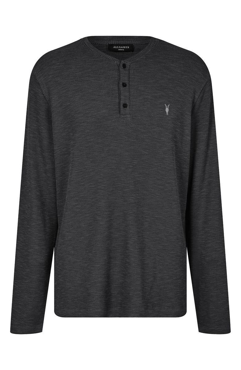 AllSaints Drucker Cotton Henley, Alternate, color, 