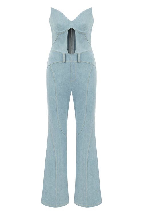 Jendue Marvel Maxi Jumpsuit In Blue