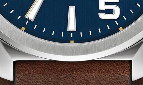 Bulova Marc Anthony Series Sport Classic Leather Strap Watch, 41mm