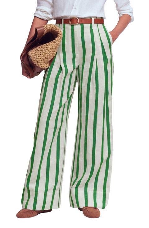 Pimlico Stripe LInen & Cotton Pants