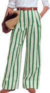 Boden Pimlico Stripe LInen & Cotton Pants
