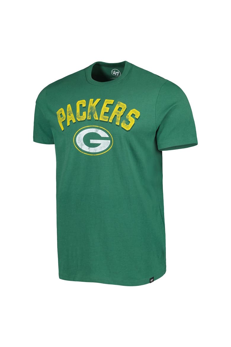 Men's '47 Green Green Bay Packers All Arch Franklin T-Shirt, Alternate, color, Green