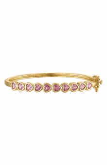 FZN Kids' Cubic Zirconia Heart Bracelet