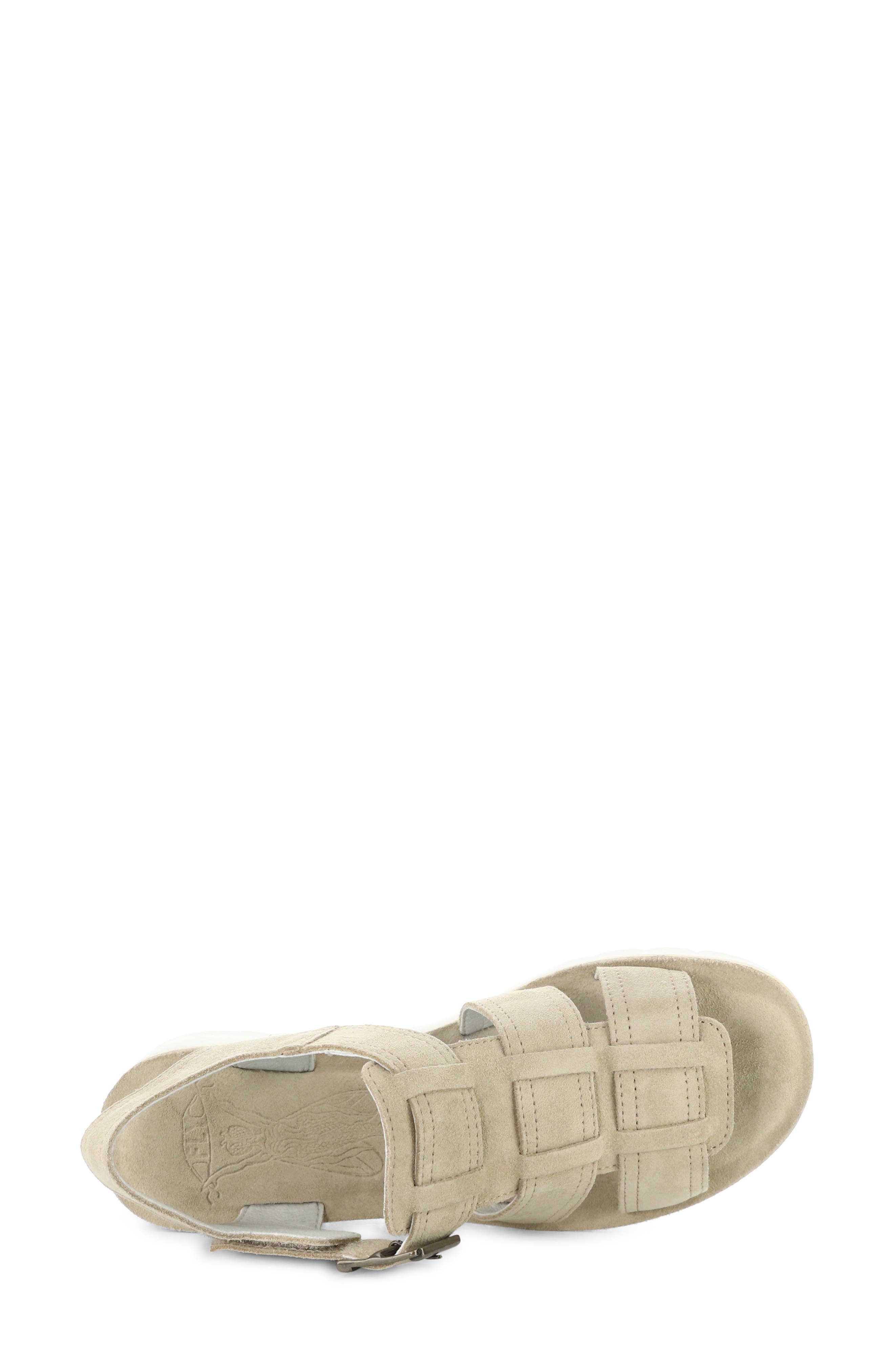 Yudd Platform Wedge Sandal, Alternate, color, TAUPE