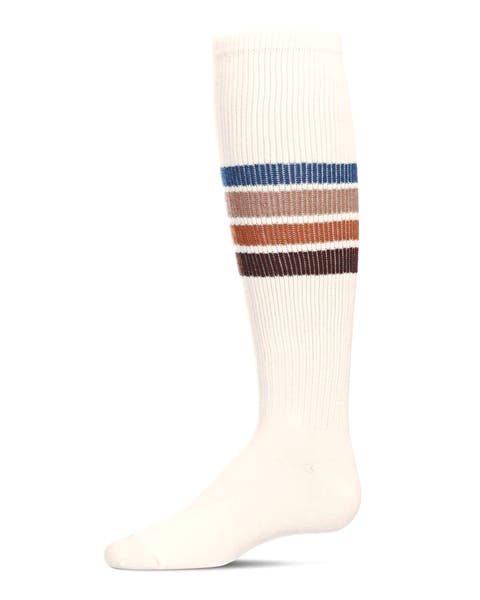 Retro Stripe Thin Ribbed Knee High Socks (Little Kid & Big Kid)