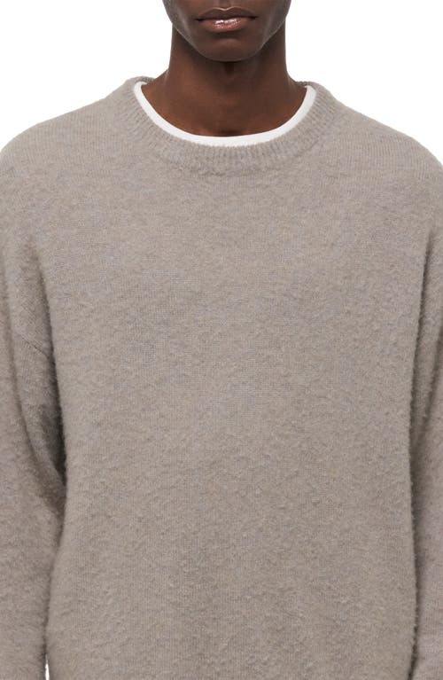 Helmut Lang Lithe 3 Brushed Wool & Cashmere Sweater In Gray