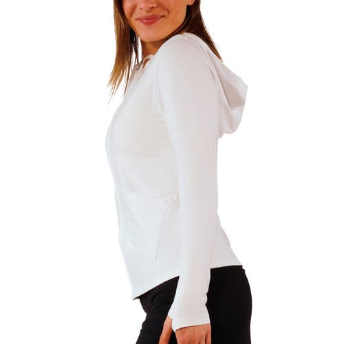Uv Skinz Everyday Hooded Jacket In White